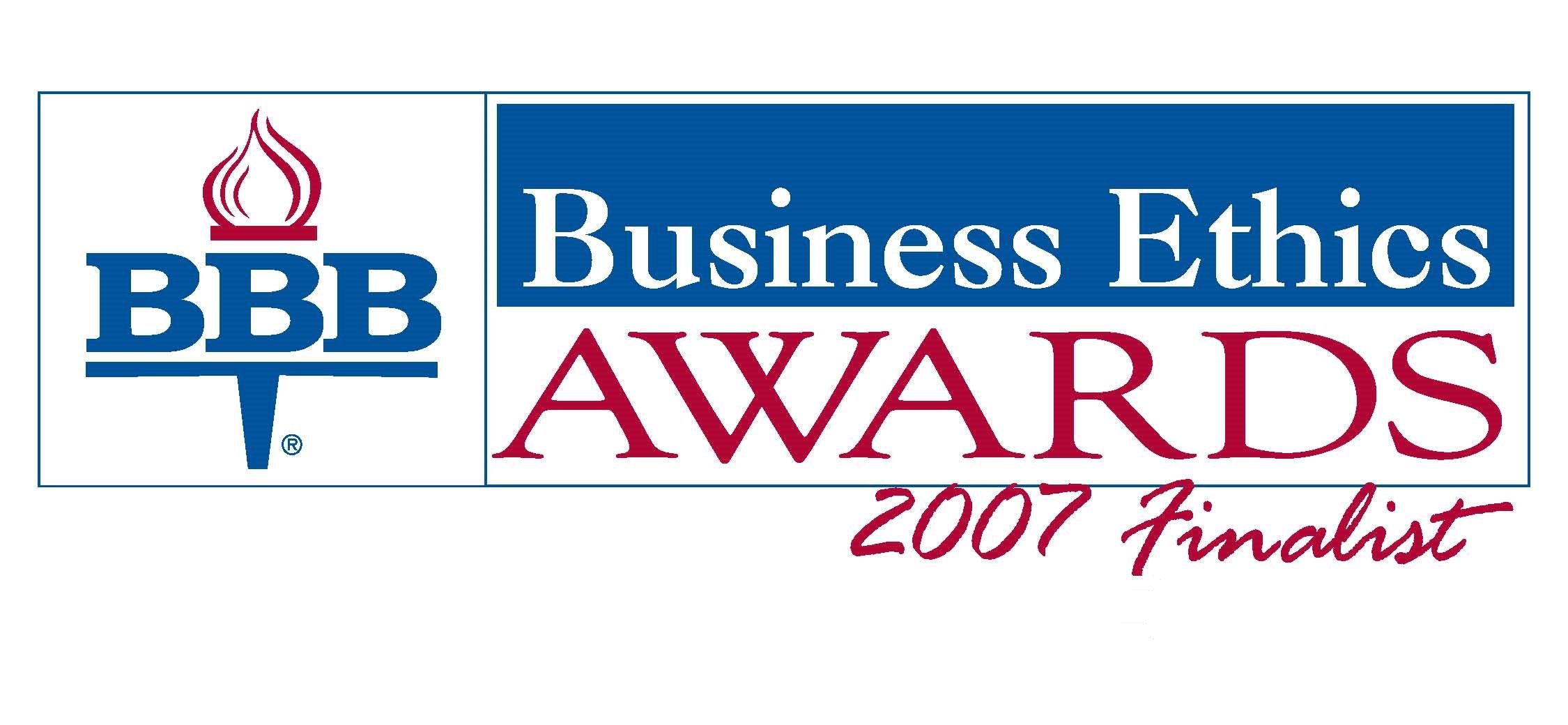 2007 ethics award logo Design Tree Maintenance Inc.