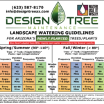 Printable Watering Guide for Newly Planted Arizona Trees and Plants